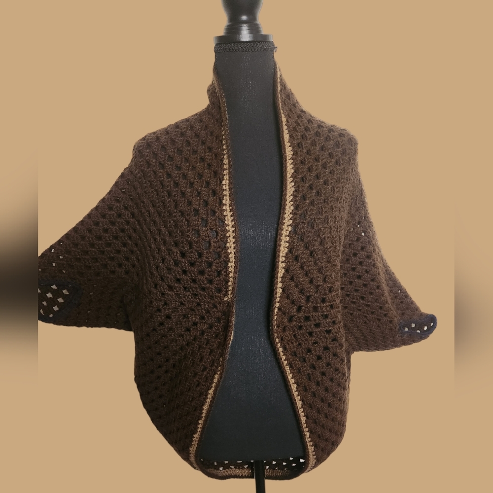 Crochet Cocoon Shrug/Cardigan